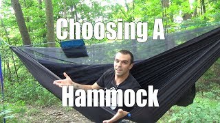 Beginner Hammock Camping Part 2  Choosing a Hammock [upl. by Utir]