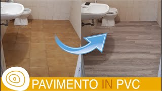 Pavimento in PVC adesivo Come fare [upl. by Kryska]