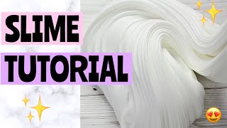 HOW TO MAKE SLIME Simple amp Easy Slime Recipe  2 Minute Easy Slime Tutorial Glue and Borax Slime [upl. by Sixele]