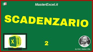 MasterExcelit  Esempio di Scadenzario Excel con qualche complicazione in più gestione scadenze [upl. by Leroy]