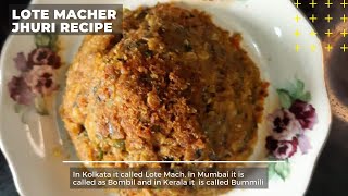 Loitta Macher Jhuri Recipe [upl. by Coulter282]