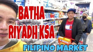 Batha Riyadh KSA  Filipino Market [upl. by Asyal]