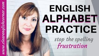 How to Say English Letters American English Alphabet Pronunciation [upl. by Aphra509]