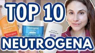 TOP 10 NEUTROGENA skin care products Dr Dray [upl. by Notsnhoj416]