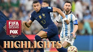 Argentina vs France Highlights  2022 FIFA World Cup Final [upl. by Dulcinea]