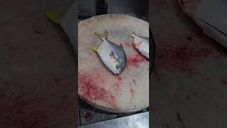 Pomfret Fish Cutting Skills shorts [upl. by Seidler]