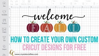 How to make custom Cricut designs [upl. by Dyke]