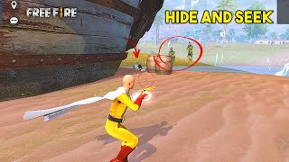 Ajjubhai Clash Squad HIDE and SEEK Gameplay with Amitbhai Romeo and XMania  Garena Free Fire [upl. by Aliek]