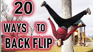 20 WAYS TO BACK FLIP [upl. by Light]