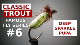 Deep Sparkle Pupa Caddis Pattern  Trout Fly Tying for Beginners [upl. by Atsuj698]