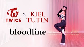 TWICE X Kiel Tutin  “bloodline Ariana Grande” Dance Cover  Ellen and Brian [upl. by Donoghue]