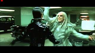 The Matrix Reloaded  Morpheus VS The Twins  Garage Fight SceneHD [upl. by Damita61]