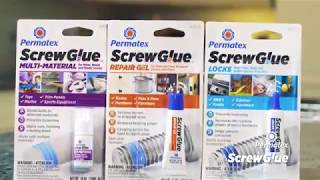 Permatex ScrewGlue™ Adhesive I How To Tighten Loose Screws amp Bolts [upl. by Ecnarrot]