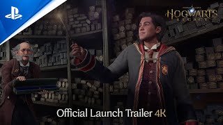 Hogwarts Legacy  Official 4K Launch Trailer  PS5 amp PS4 Games [upl. by Sherwood]