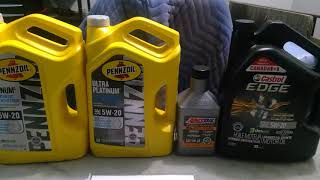 Pennzoil vs AMSOIL vs Castrol vs Valvoline 5W20 Oil Analysis [upl. by Lusa]