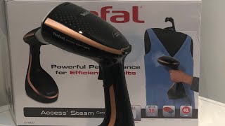 Tefal Access Steam Care DT9100  Handheld Garment Steamer [upl. by Oakman975]