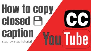 How To Copy Transcript from YouTube Video Download Subtitles [upl. by Lerrud440]