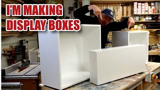 Making MDF Display Boxes amp Display Plinth  Pedestal Timelapse [upl. by Adner]