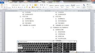 10 Tutorial Word Listas multinivel Esquemas [upl. by Esenwahs]