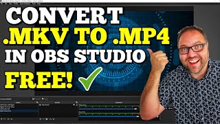 How to Convert MKV to MP4 Free in OBS Studio  Easy [upl. by Innej861]