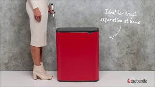 Bo Touch Bin 16 Gallon and 2x8 Gallon  Brabantia [upl. by Llennej]