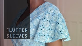 Quick Drafts – Flutter Sleeve Pattern • Elewa [upl. by Sachi]