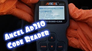 How To Use The Ancel AD310 Code Reader  Check Engine Light [upl. by Christie52]