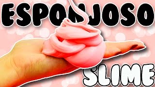 Tutorial Haz SLIME ESPONJOSO facil  Sin BORAX [upl. by Hgielyak89]