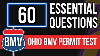 Ohio BMV Permit Test 2024 60 Essential Questions [upl. by Meagan632]