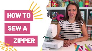 HOW TO SEW A ZIPPER  SEWING FOR BEGINNERS [upl. by Valera]