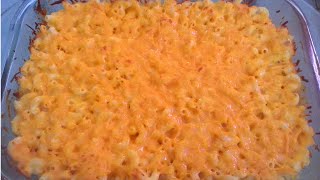 How to make Baked Macaroni amp Cheese Velvetta Version [upl. by Gui169]