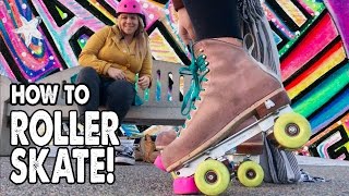 HOW TO ROLLER SKATE  Planet Roller Skate Ep2 [upl. by Gauldin923]