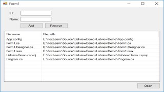 C Tutorial  ListView Control  FoxLearn [upl. by Easlehc]