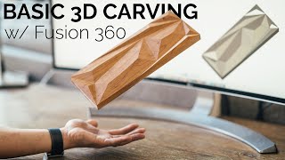 Fusion 360 CNC 3D Carving for Beginners  HOW TO [upl. by Heloise311]