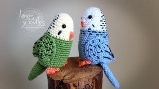 Tutorial Periquito Amigurumi Parakeet English subtitles [upl. by Adok944]