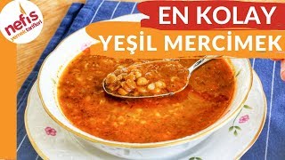 EN KOLAY💯10 DAKİKADA⏰ YEŞİL MERCİMEK ÇORBASI TARİFİ [upl. by Mihsah]