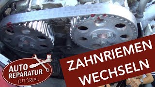 Zahnriemenwechsel mit Wasserpumpe  VW Audi Volvo  DIY Tutorial [upl. by Magna]