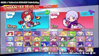 puyo puyo tetris 1 and 2 character selection screens [upl. by Eiramoj290]