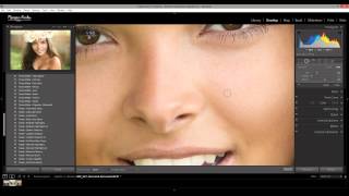 How to Quickly Clean Up Blemishes in Lightroom [upl. by Ledah]