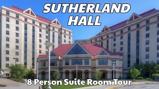 Sutherland Hall West 8 Person Suite Tour University of Pittsburgh [upl. by Luaped]