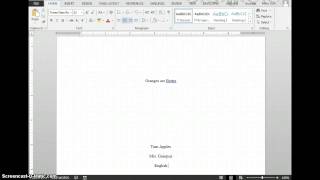 How to Create a Title Page in Word [upl. by Mharba]