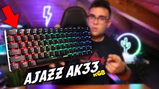 La TASTIERA MECCANICA MINI più ACQUISTATA su AMAZON ⚡ Ajazz AK33 RGB  ITA [upl. by Theresa212]