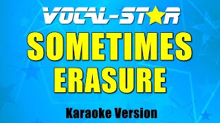 Erasure  Sometimes  With Lyrics HD Vocal Star Karaoke 4K [upl. by Esenej]