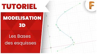 Les bases des esquisses FUSION 360 Niveau 0 [upl. by Dietsche]