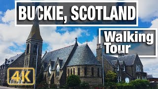 4K City Walks Buckie Scotland Virtual Walking treadmill video and Tour for Treadmill walks [upl. by Anirres]