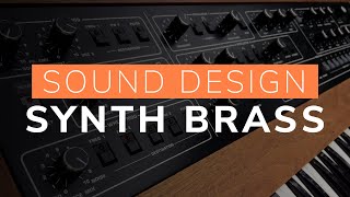 Sound Design Tutorial  Synth Brass [upl. by Ariaet]