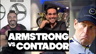 CONTADOR vs ARMSTRONG  Entrevista Alberto Contador 23 por Valentí Sanjuan [upl. by Ahsinauq]