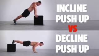 Incline VS Decline Push Ups Whats the difference [upl. by Annaya]