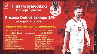 Finał wojewódzki Turnieju o Puchar Prezesa DZPN  U11 30012021 Dzierżoniów [upl. by Emmuela176]