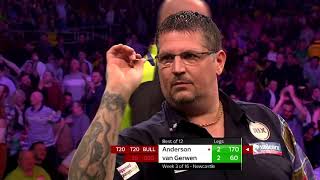 A PREMIER LEAGUE BELTER  Anderson v Van Gerwen  Newcastle 2018 [upl. by Januisz509]